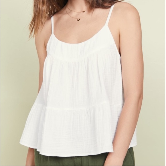 Xirena Terren Top Sleeveless Tank White Size Medium - Picture 1 of 9